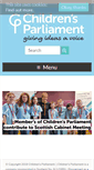 Mobile Screenshot of childrensparliament.org.uk